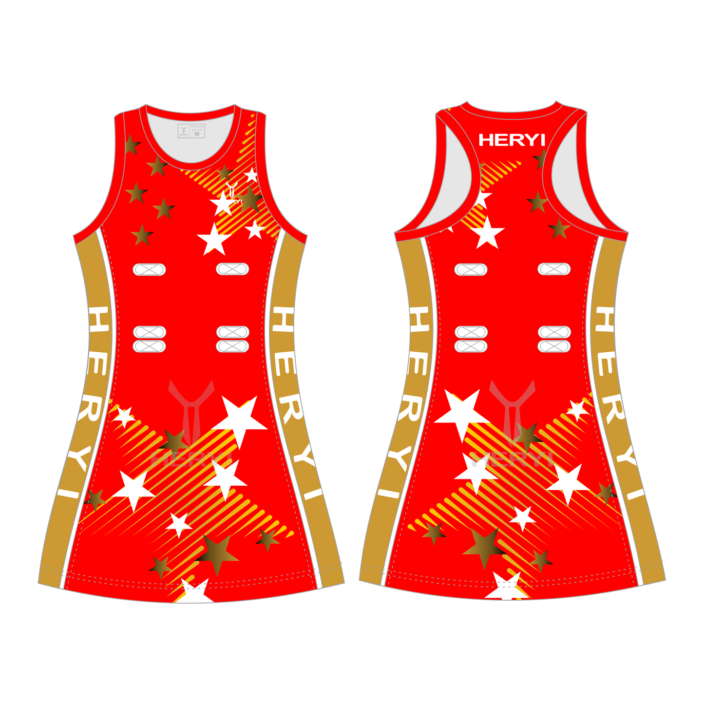 Custom high quality netball dress