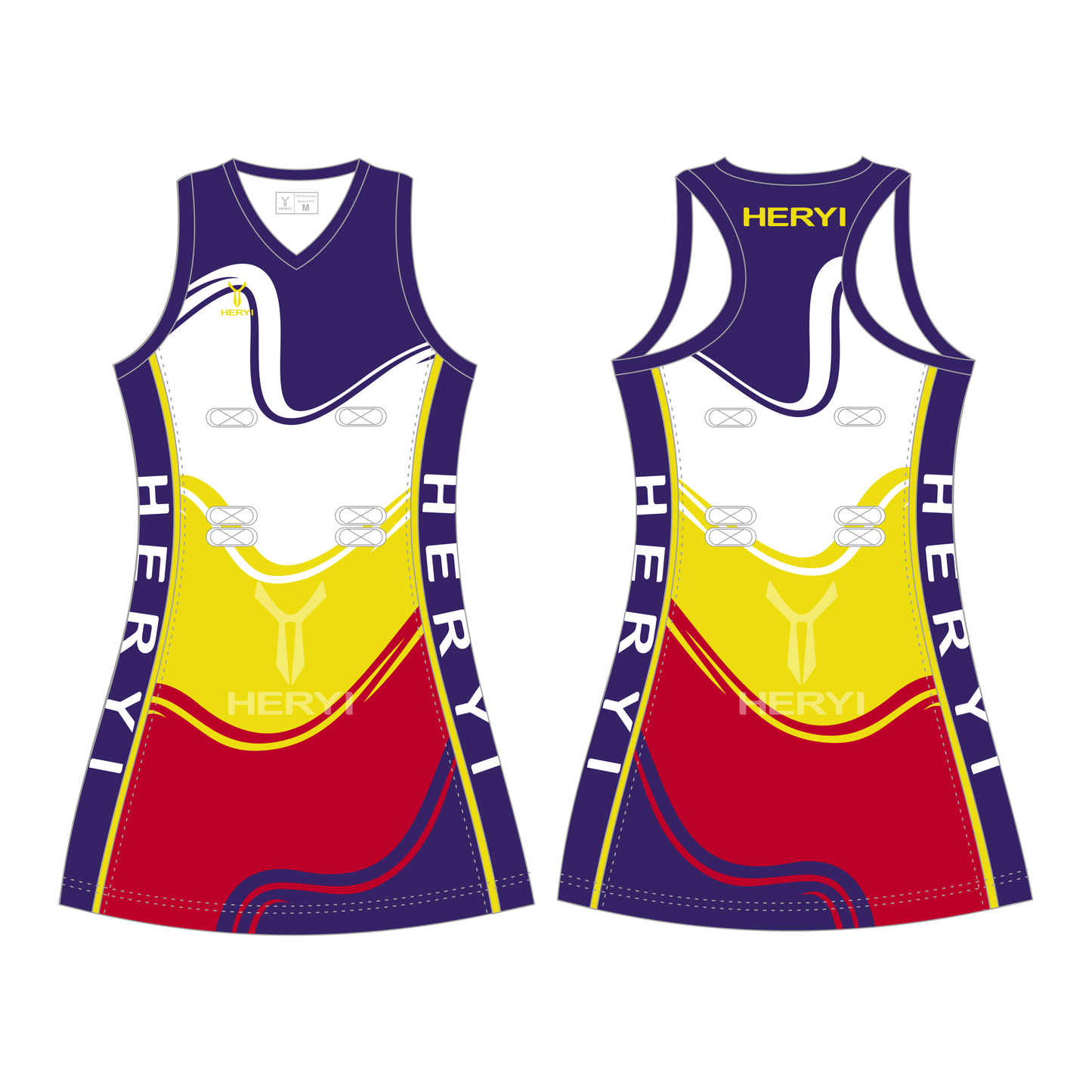 Custom design netball uniforms