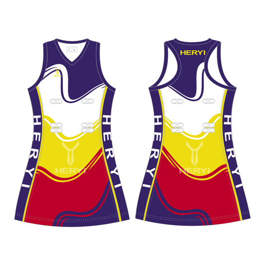 Custom design netball uniforms