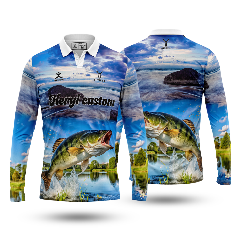Sublimation fishing shirts