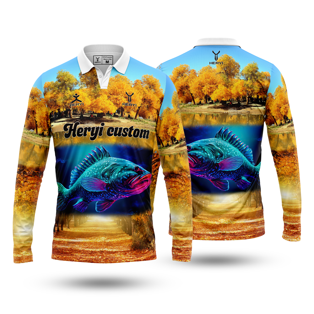 Sublimation fishing shirts