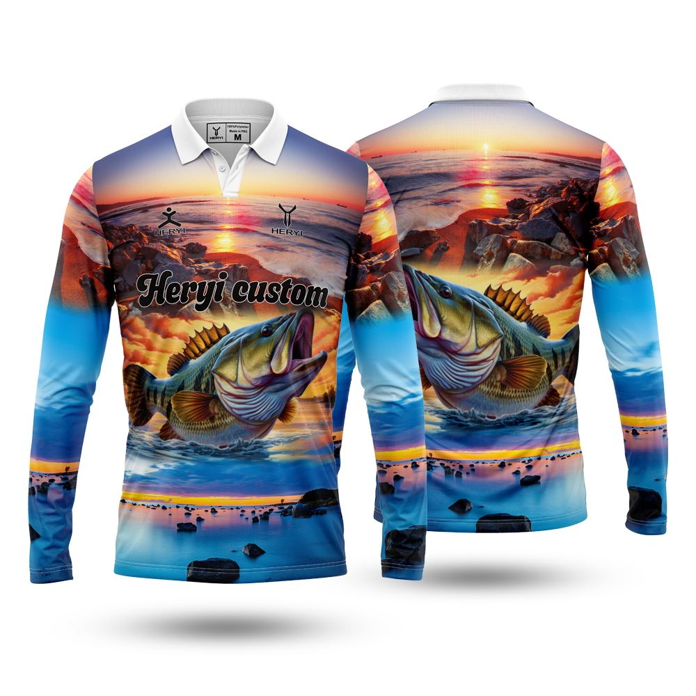 Sublimation fishing shirts