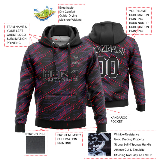 Custom Logo Sublimation All Over Digital Full Printed De Velour Sweatshirt Hoodies H103-12