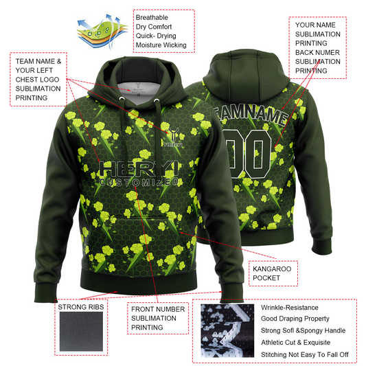 Custom Design Factory Made Fully Sublimation Hoodies for Sports H103-36