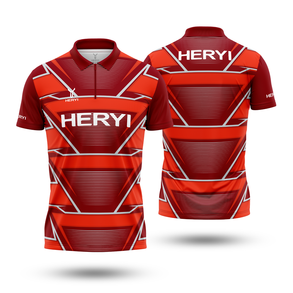 Customized Sublimation Embroidery Quick-dry Dart Polo Shirt