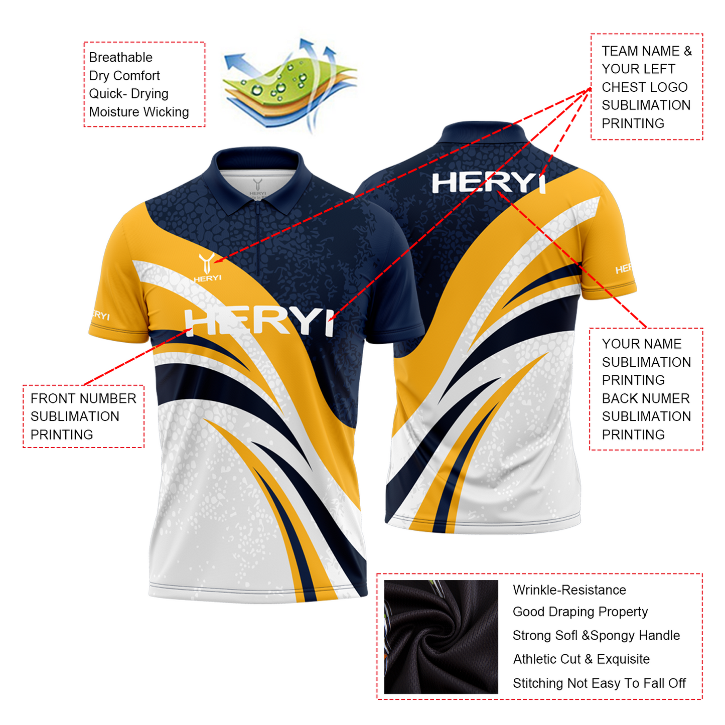 Custom Dart Polo Shirt