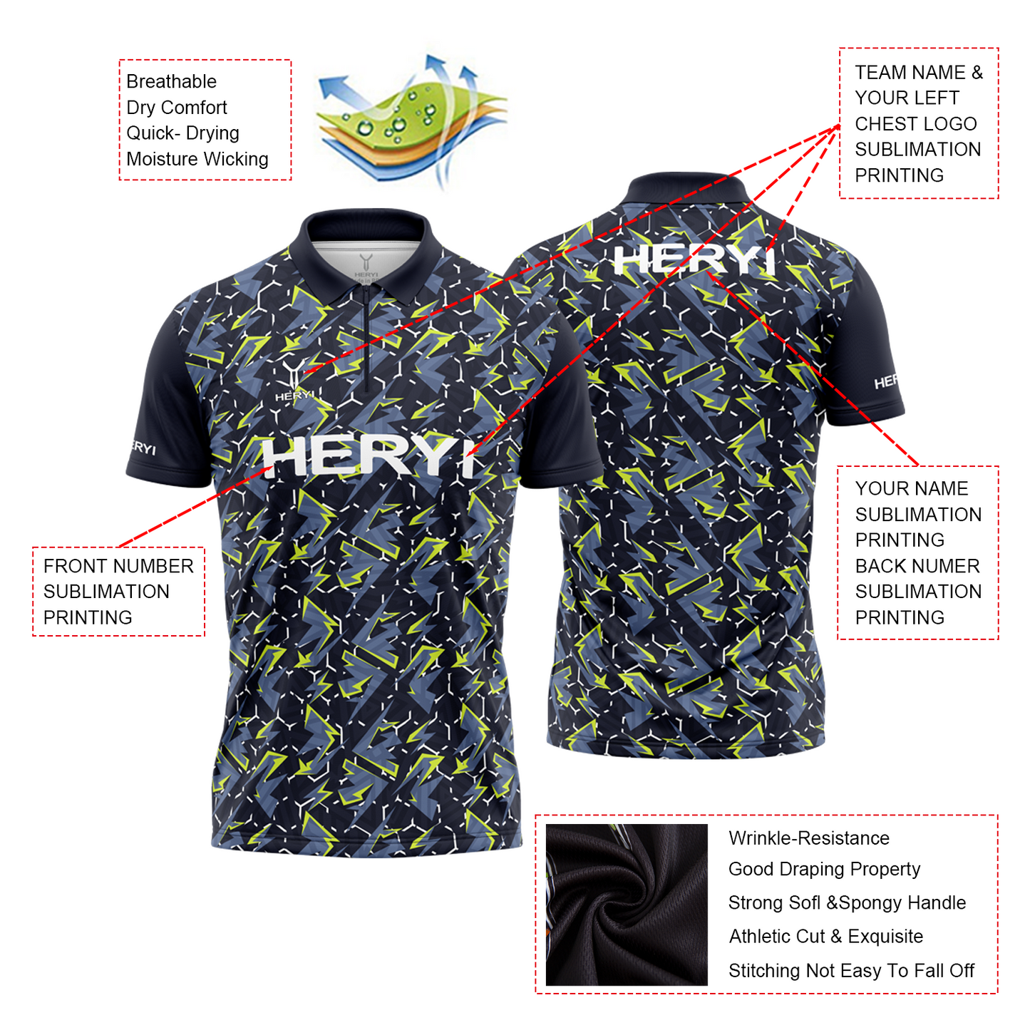 Customized Dart Polo Shirt