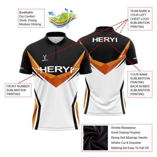 Sublimation Pattern Polo Shirts illustrations