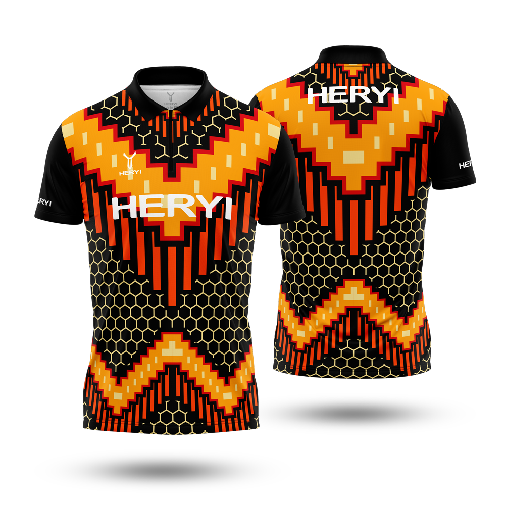 Customized Sublimation Embroidery Quick-dry Dart Polo Shirt