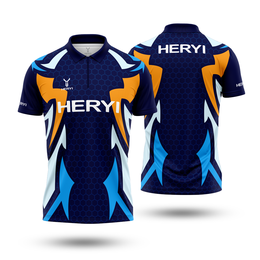 Sublimation Printed Customize Dart Polo Shirts
