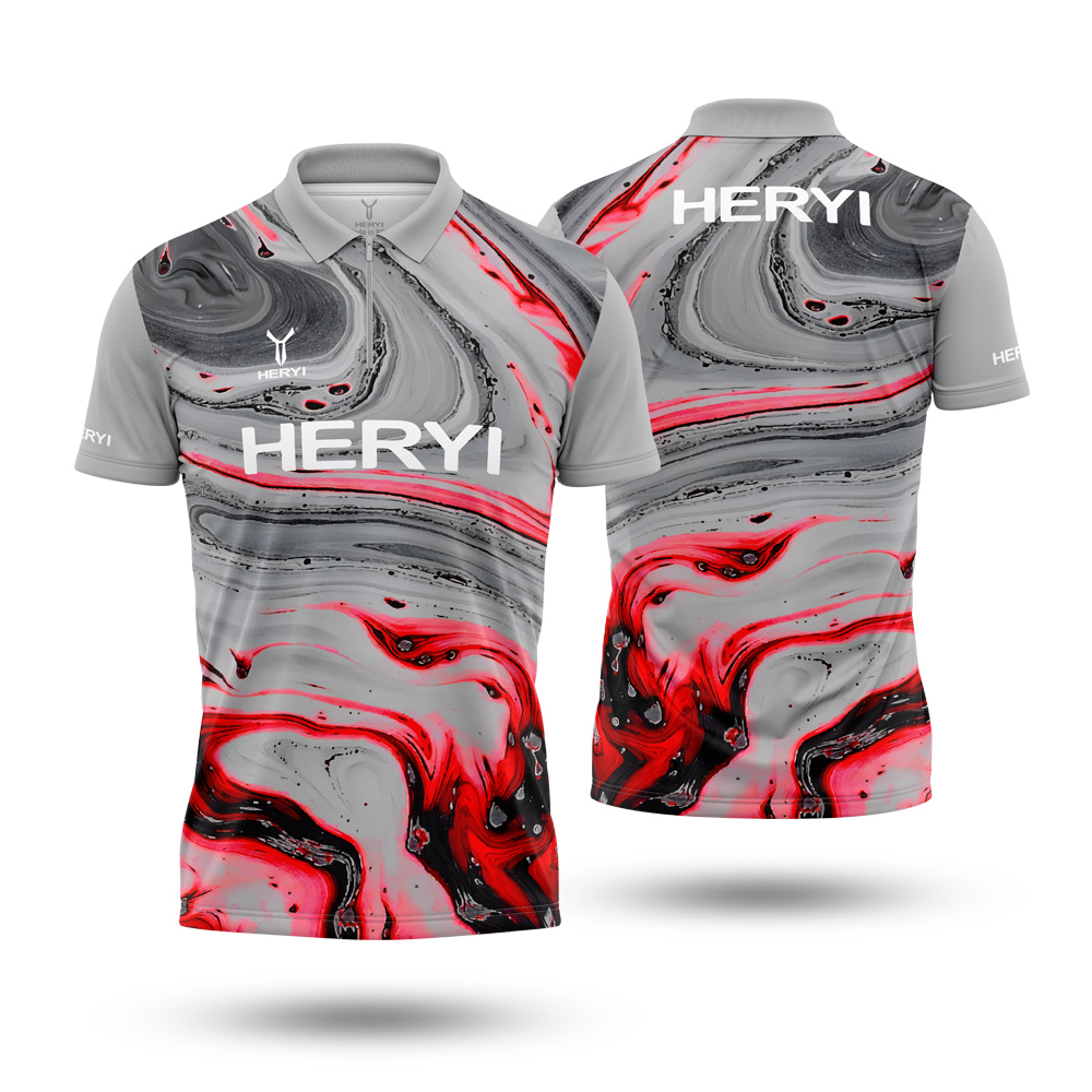Custom zipper Polo Darts Jersey Darts Shirt