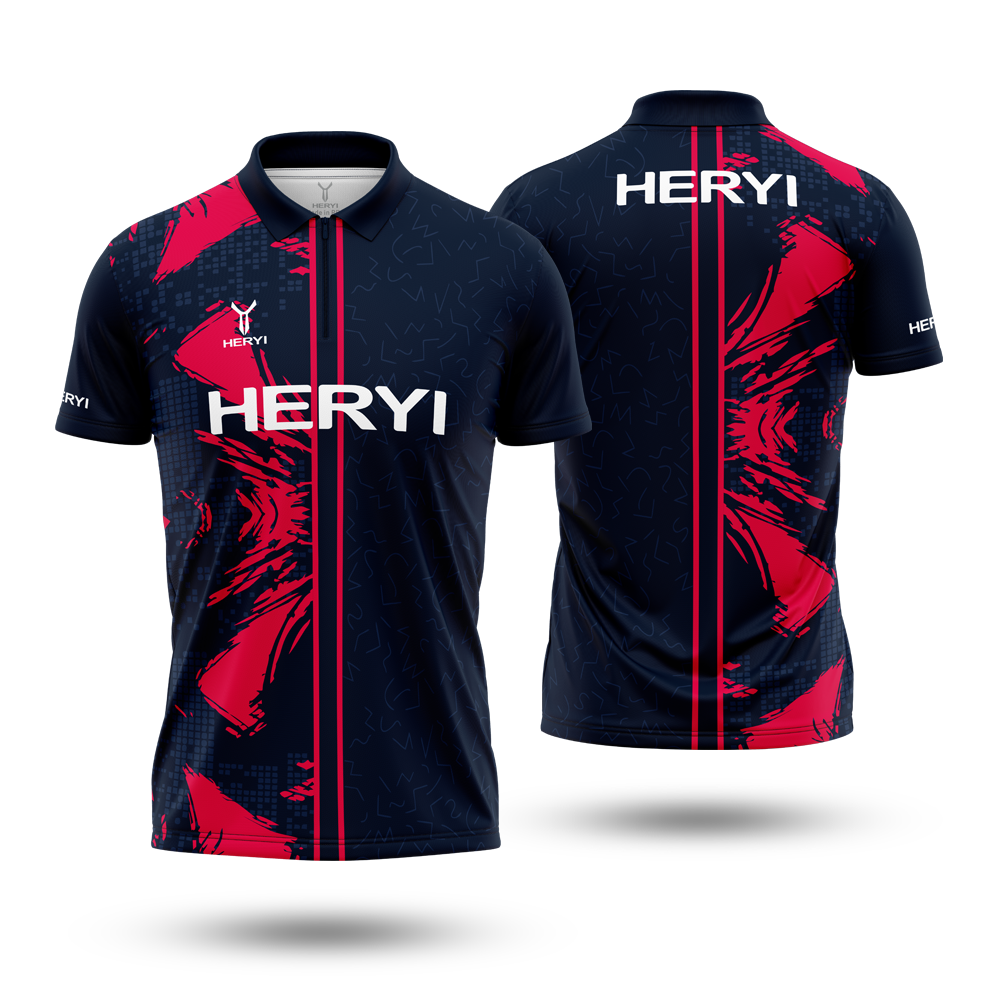 Custom Design Competition Uniform Polyester Quick Dry Sublimation Polo t Shirt Man Dart Shirts
