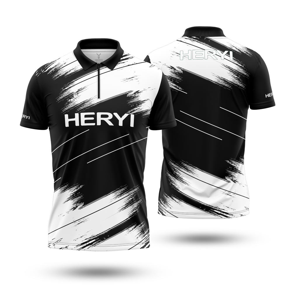 Custom Polyester Polo Shirt Staff Shirt Custom Dart Jersey Quick Dry Bowling Shirt