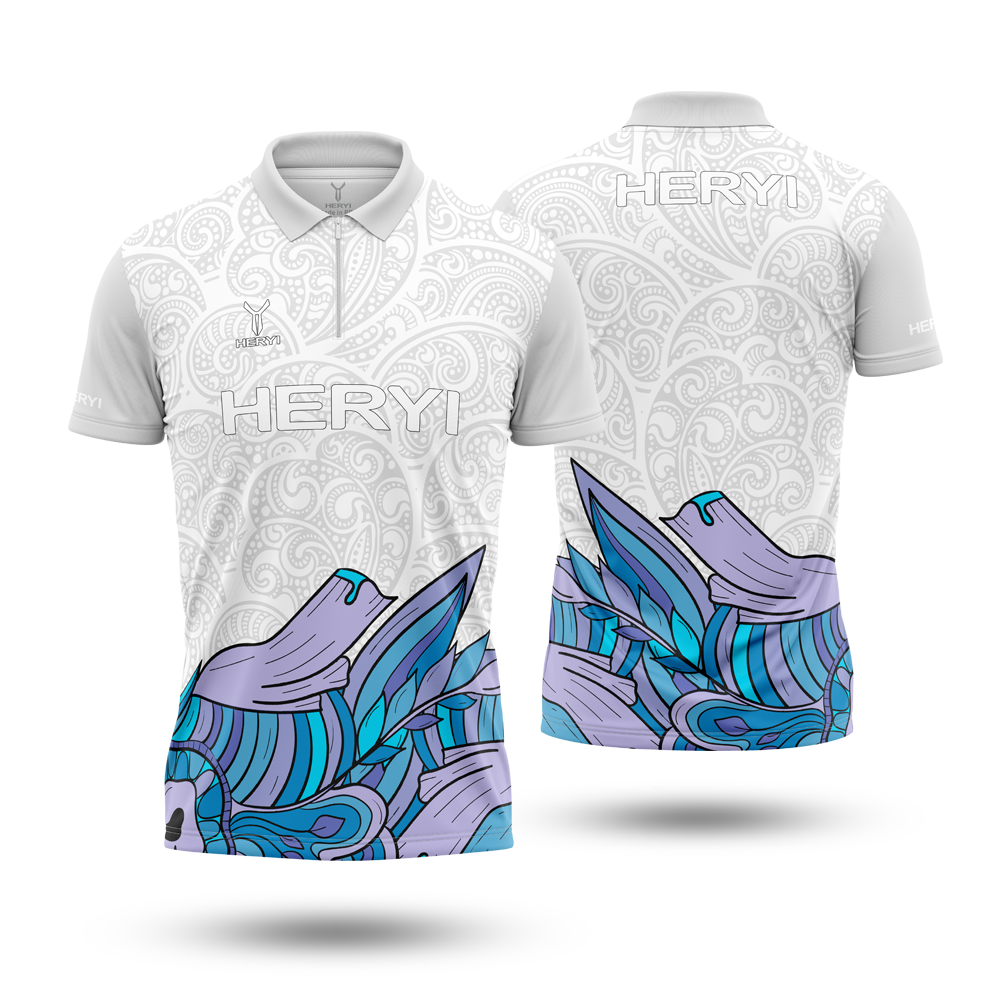 Full Sublimation Wholesale Breathable Quick Dry Polyester Darts Jersey