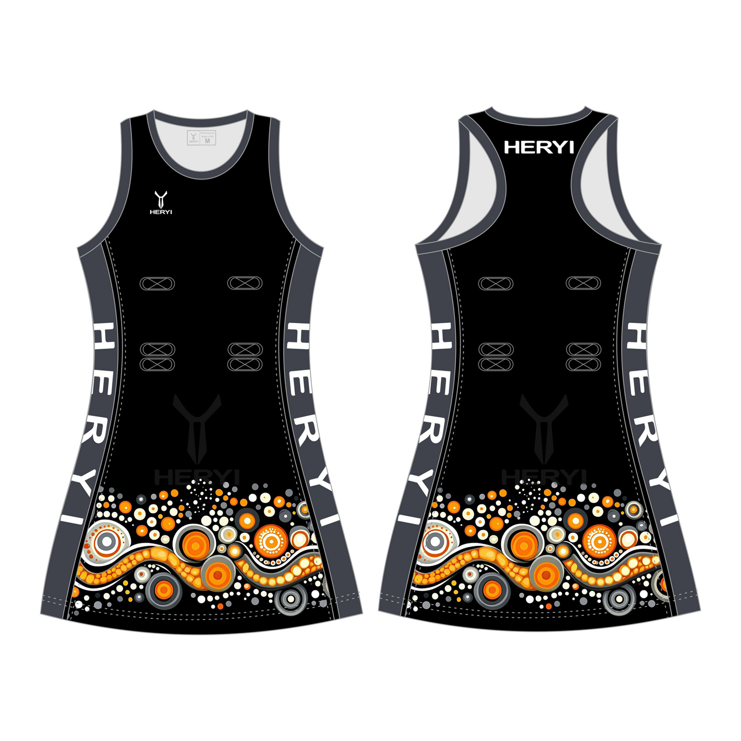 Custom aboriginal australians netball uniform