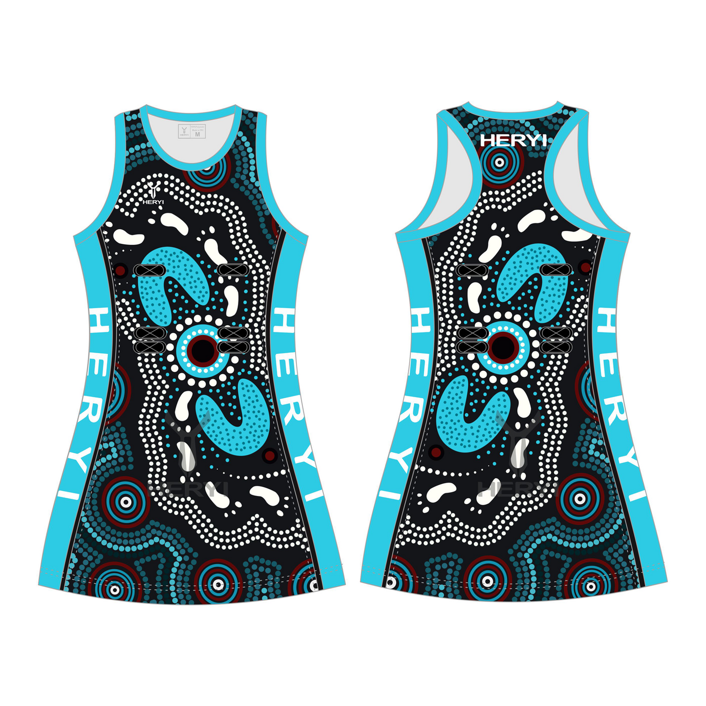 Custom aboriginal australians netball uniform