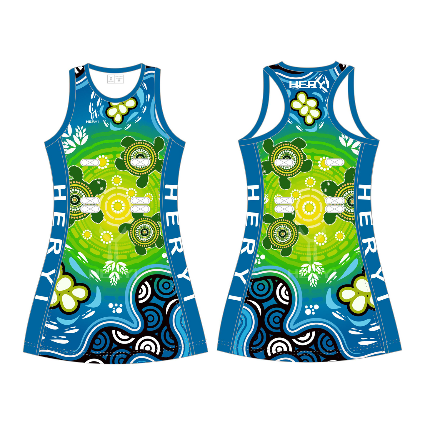 Customized aborignal australians netball dress