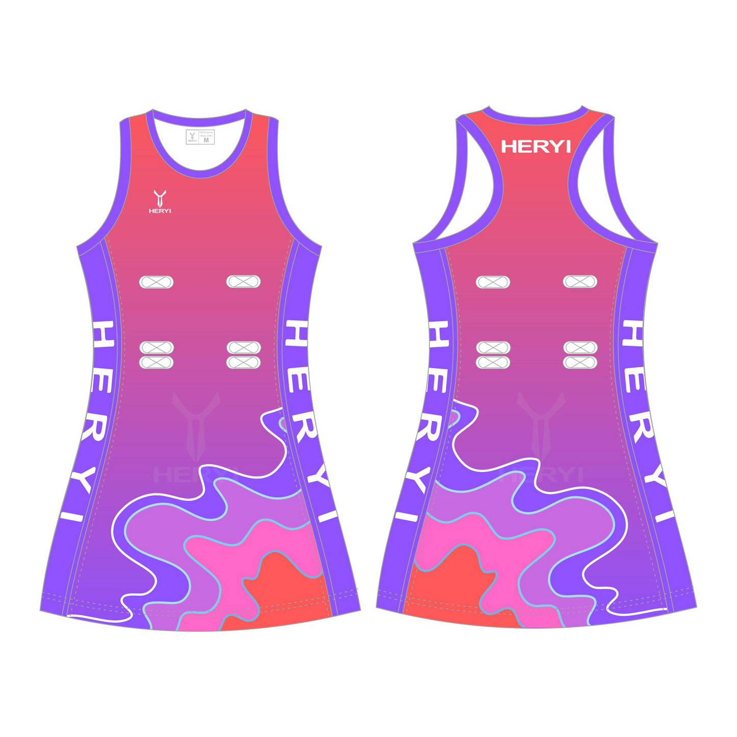 Custom high quality netball dress
