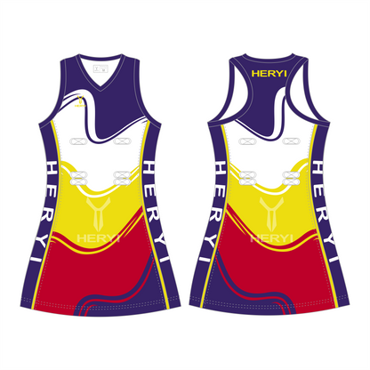 Custom design netball uniforms