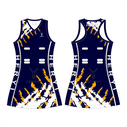 Custom design netball uniforms