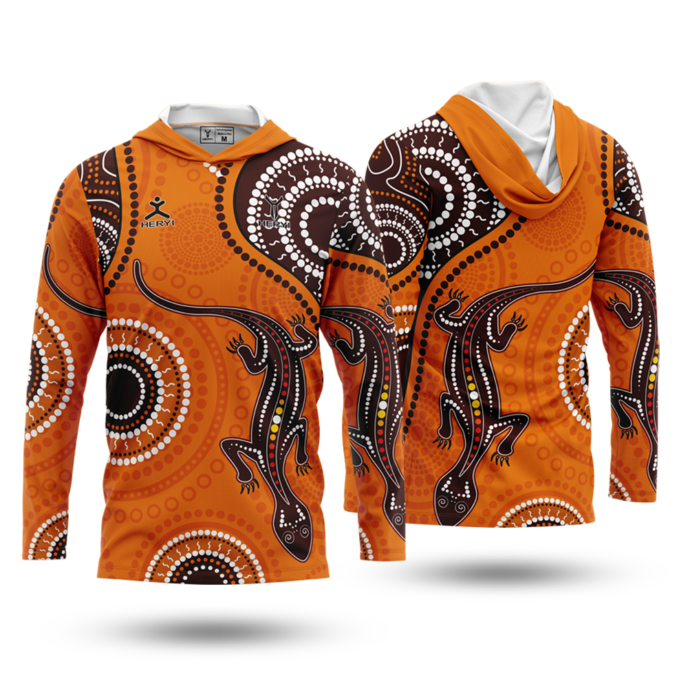 Custom Sublimation Aboriginal Men's Fishing Uniforms