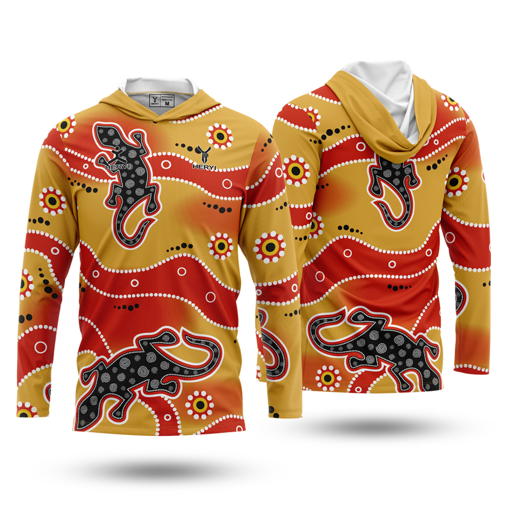 Custom Sublimation Aboriginal Men's Fishing Uniforms
