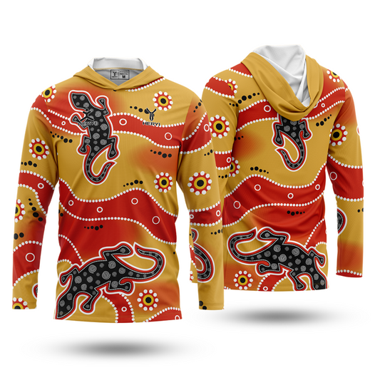 Customized Australian Aboriginal fishing shirts