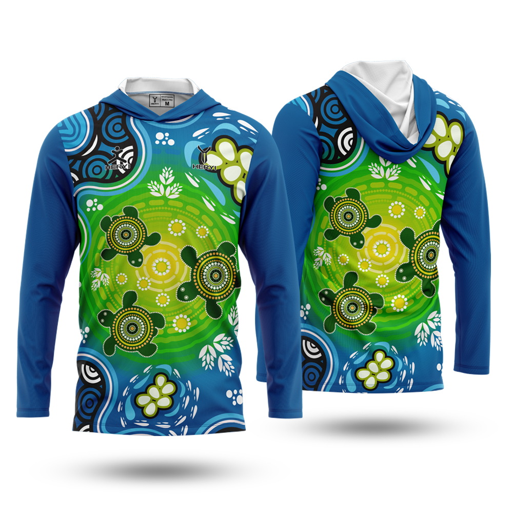 Custom Sublimation Aboriginal Men's Fishing Uniforms