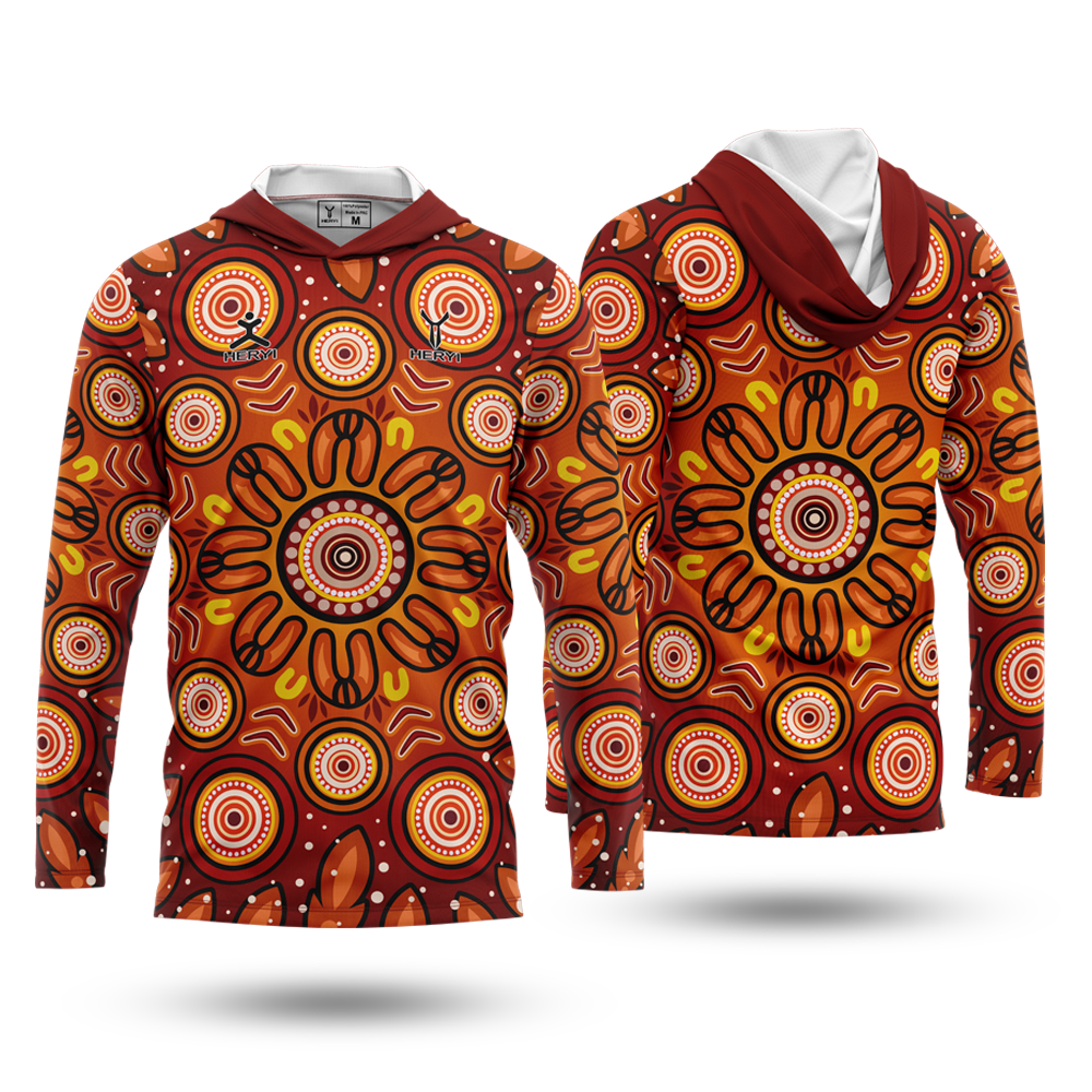 Custom Sublimation Aboriginal Men's Fishing Uniforms