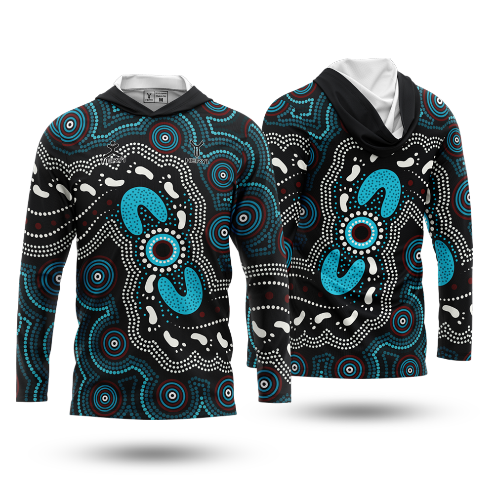 Custom Sublimation Aboriginal Men's Fishing Uniforms
