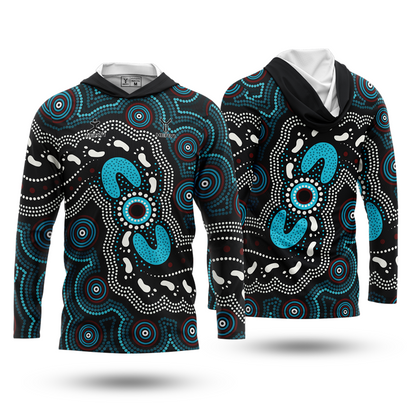 Custom Sublimation Aboriginal Men's Fishing Uniforms