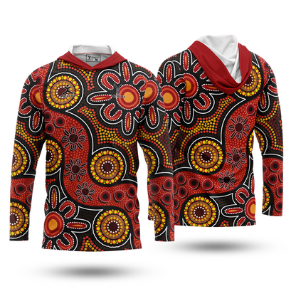 Custom Sublimation Aboriginal Men's Fishing Uniforms