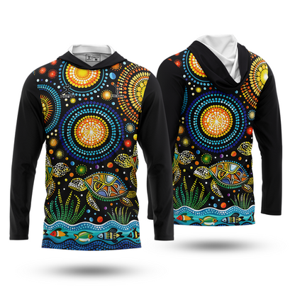 Customized Australian Aboriginal fishing suits