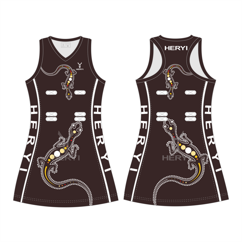 Anstralian Netball Uniform Design Your Own Sublimated Netball Dresses