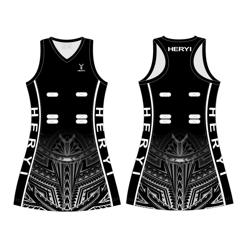 Custom Polynesian Netball Dress Sublimation Aboriginal Netall Uniform