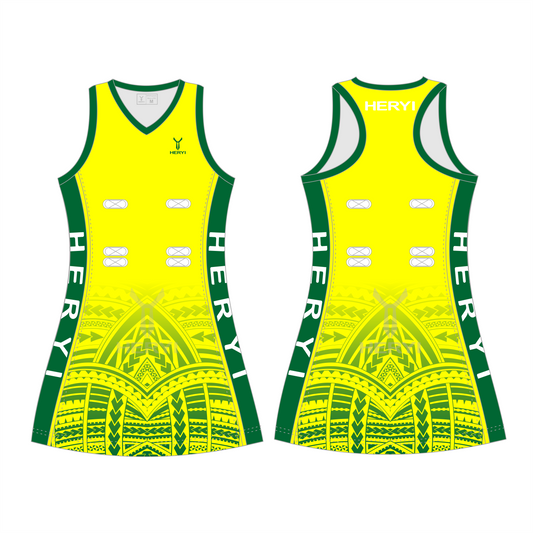 Custom Design Your Own Polnesian Netball Dresses