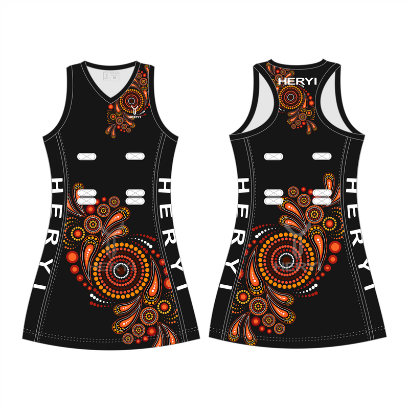Custom AU Maori Netball Uniform Dresses