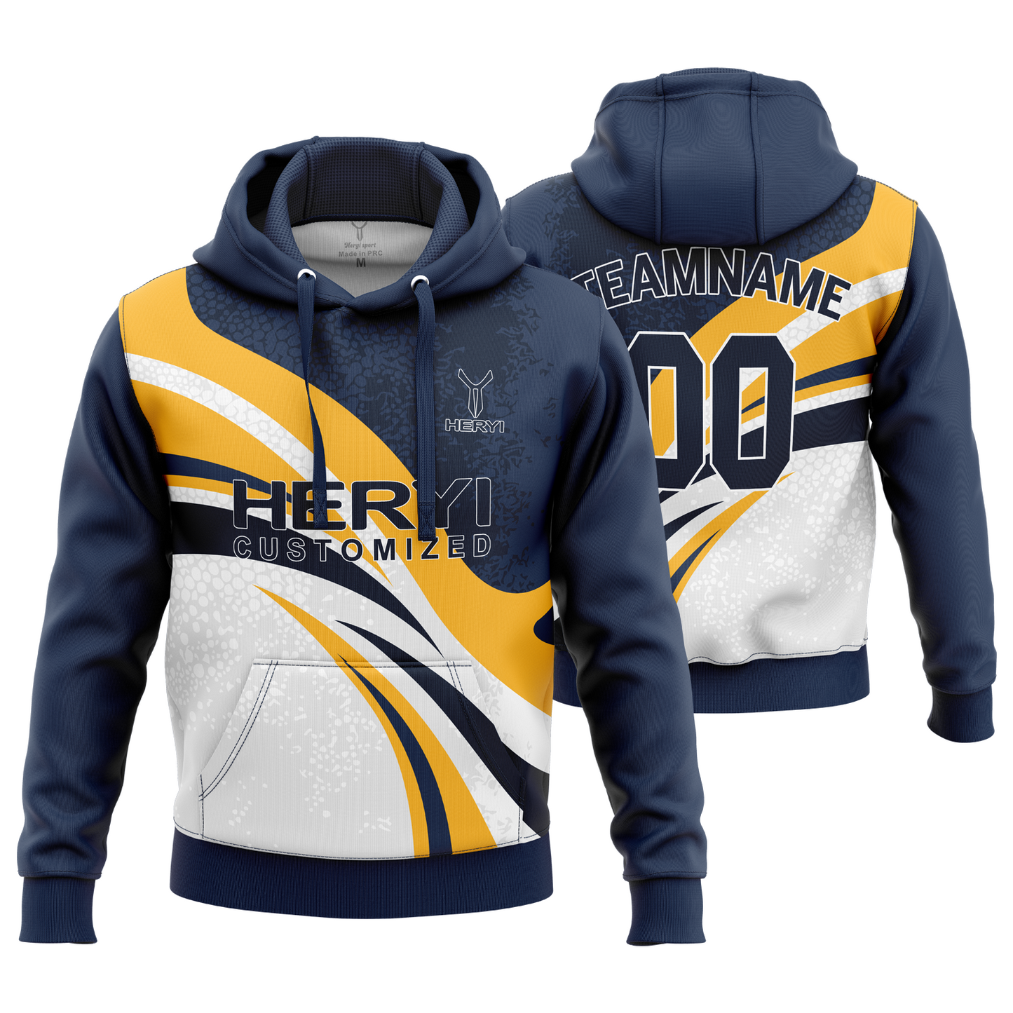 Custom Sublimation Print Bear & Bulldogs Club Hoodie H103-4
