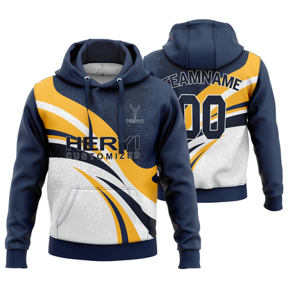 Custom Sublimation Print Bear & Bulldogs Club Hoodie H103-4