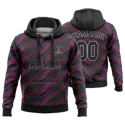 Custom Logo Sublimation All Over Digital Full Printed De Velour Sweatshirt Hoodies H103-12