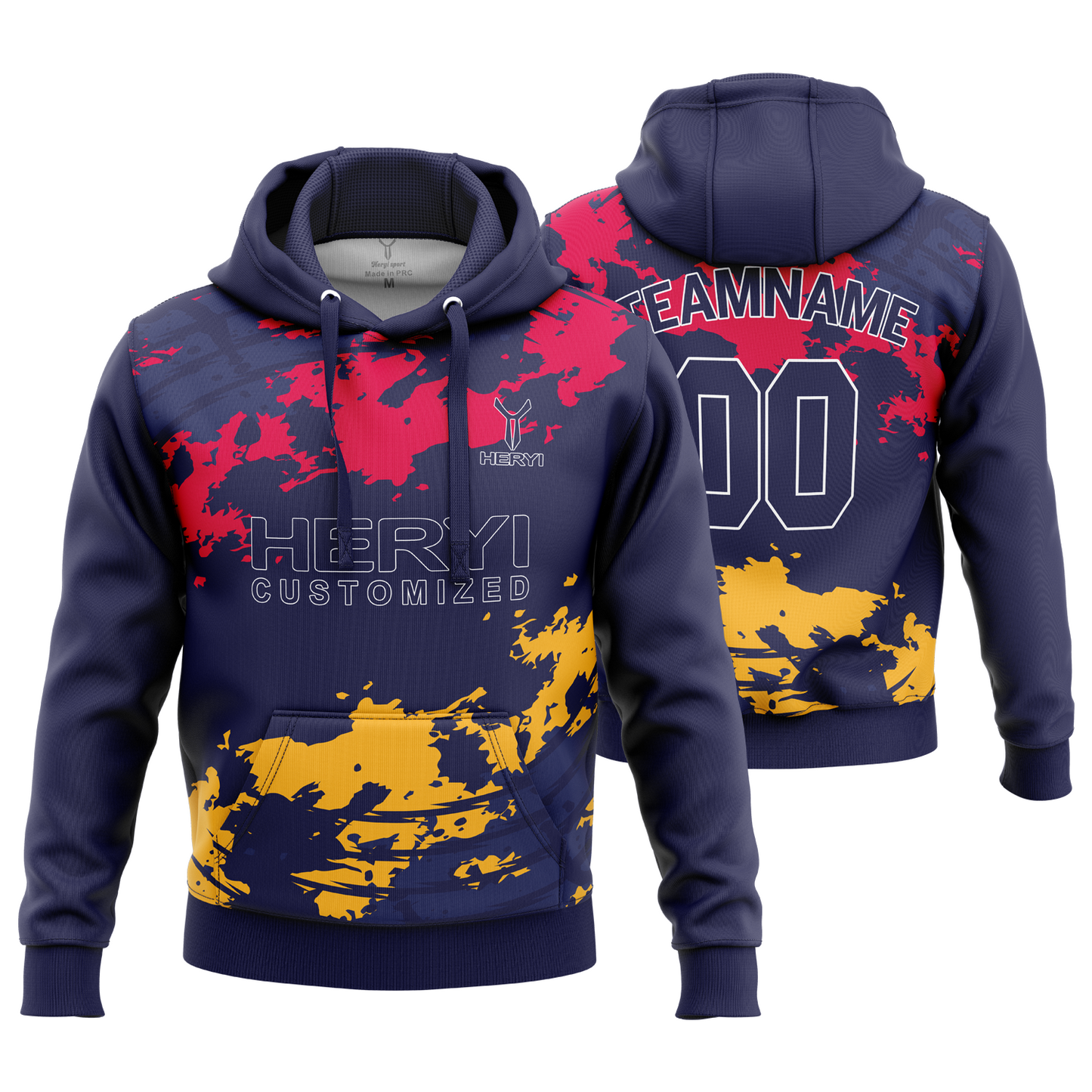Custom Polyester Sports Hoodie H103-3