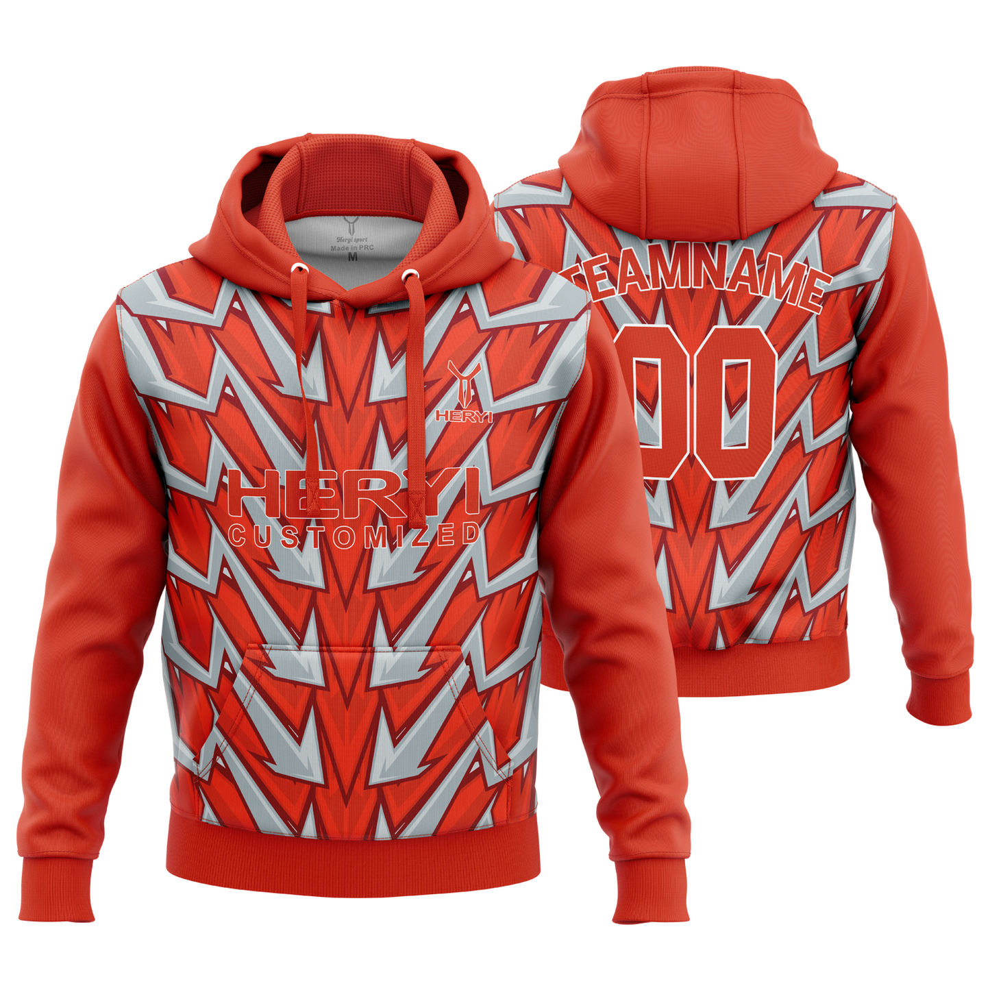 Custom Sublimation Print Bear & Bulldogs Club Hoodie H103-4