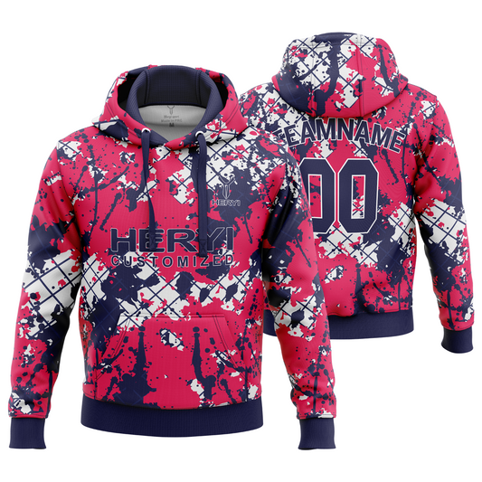 Custom Polyester Sports Hoodie H103-3