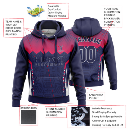 Custom Sublimation Print Bear & Bulldogs Club Hoodie H103-4