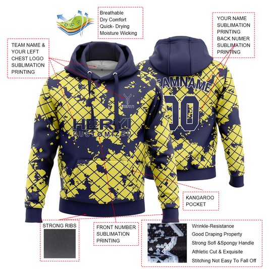 Custom Sublimated Hockey Hoodies & Swearshirts H103-9