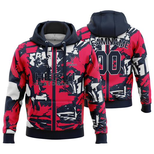 Custom Subliation Plus Size Mens Hoodies H103-5