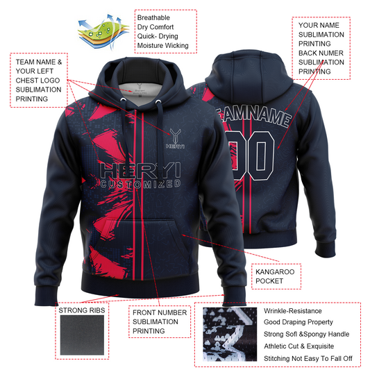 Custom Sublimated Hoodies & Swearshirts H103-10