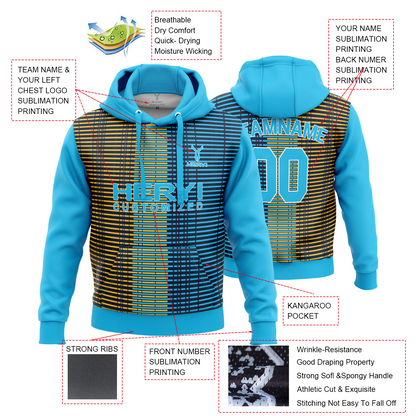 Custom Sublimated Hooded Sweatshirt H103-14