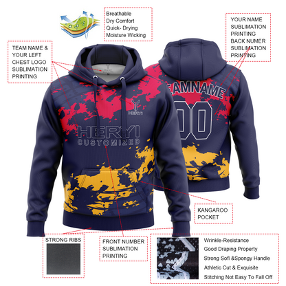 Custom Design Sublimation  Hoodies Sweatshirts H103-16