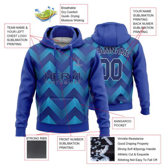 Custom Sublimation  Hoodies Sweatshirts H103-18